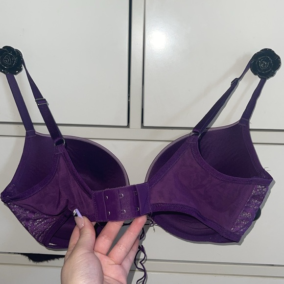 Purple Victoria Secret Very Sexy Lace Push Up Bra - Picture 5 of 5